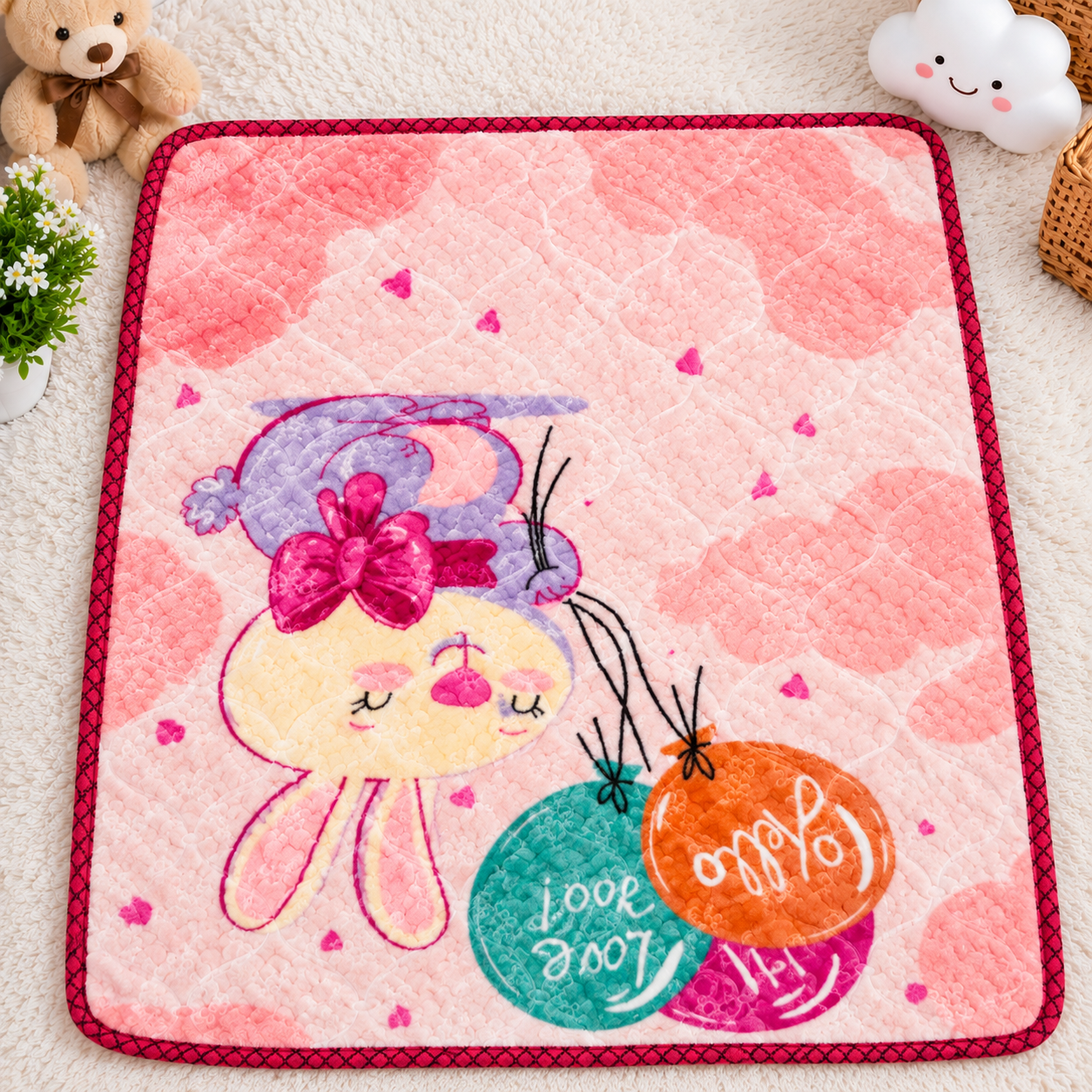 Soft & cozy baby blanket with beautiful assorted prints