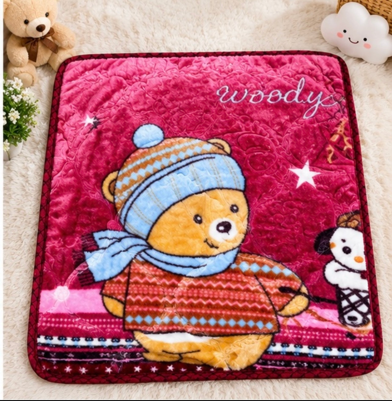 Soft & cozy baby blanket with beautiful assorted prints