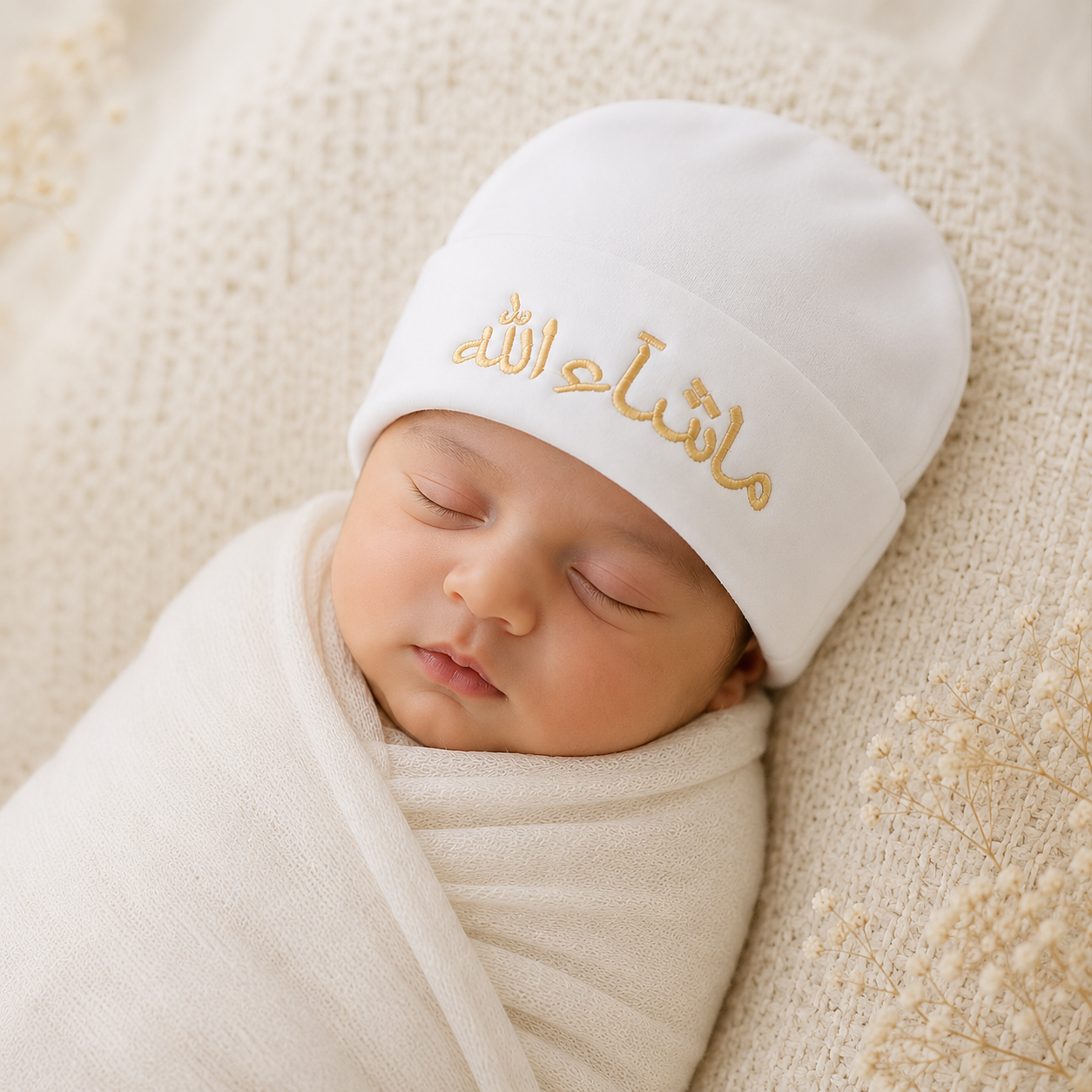Mashallah Baby Cap for Cute babies , 6 pcs