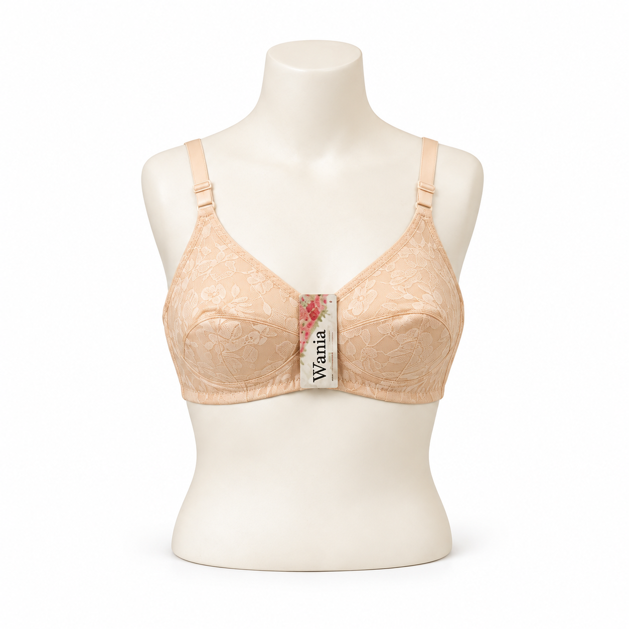 Wania Elegant Embossed Non-Padded Bra – Pack Of 4