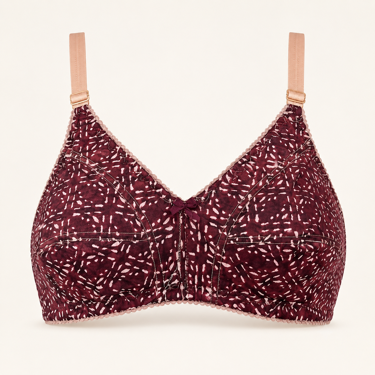Wania Women’s Floral & Abstract Printed Daily Wear Cotton Bra Collection – Pack Of 5