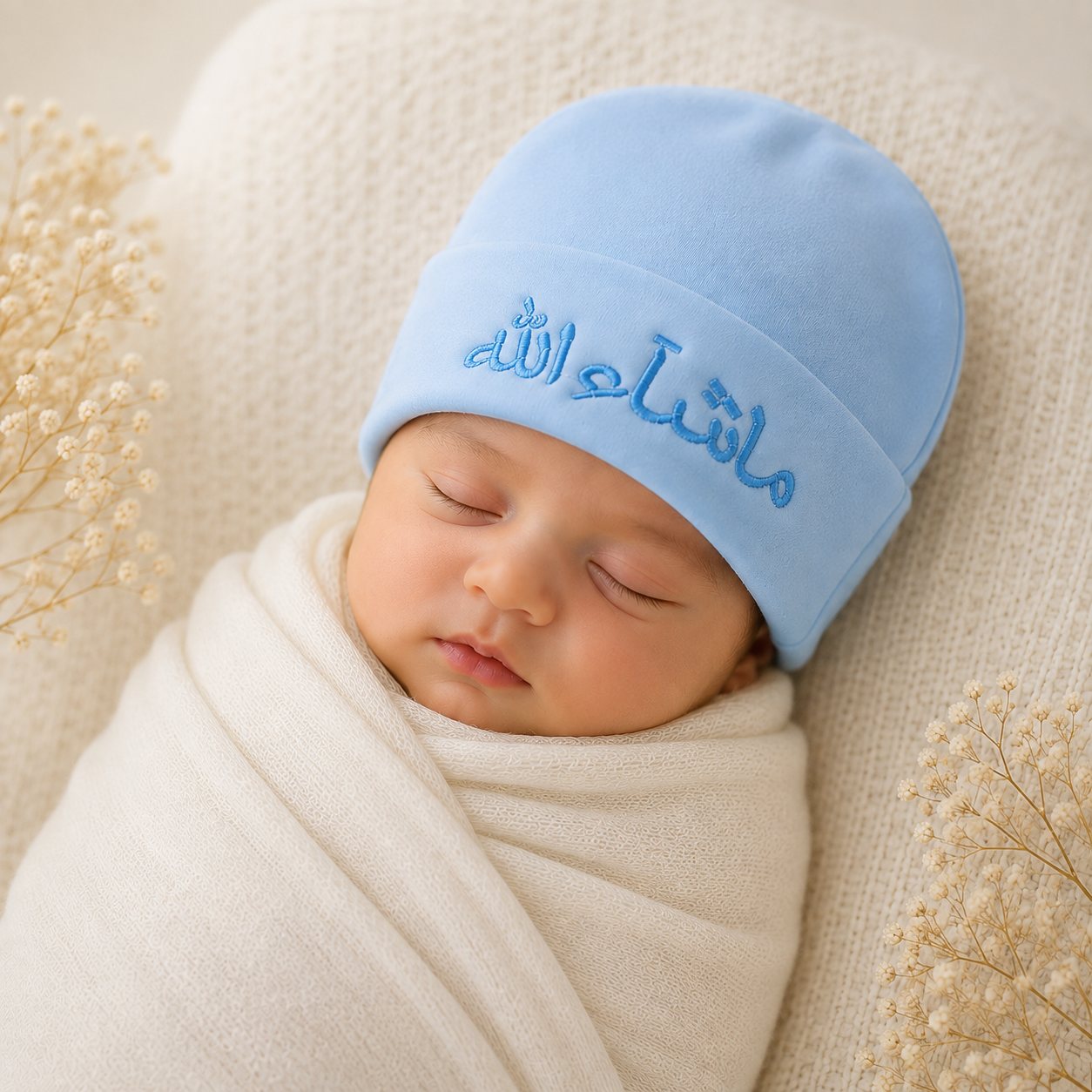 Mashallah Baby Cap for Cute babies , 6 pcs