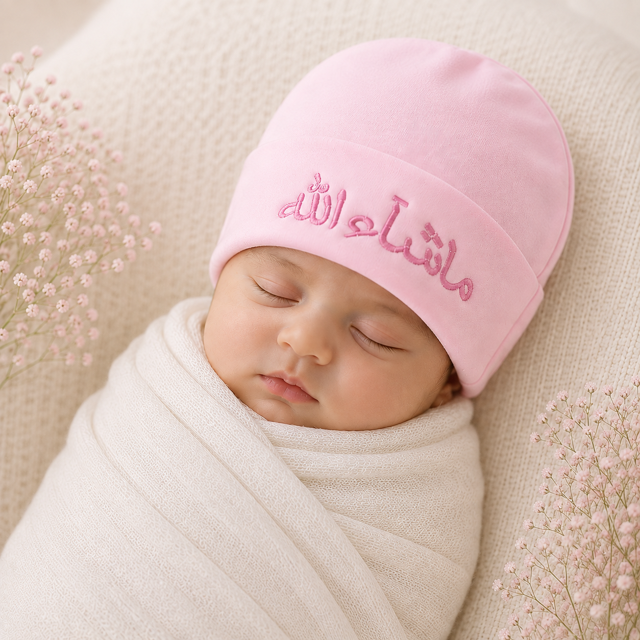 Mashallah Baby Cap for Cute babies , 6 pcs
